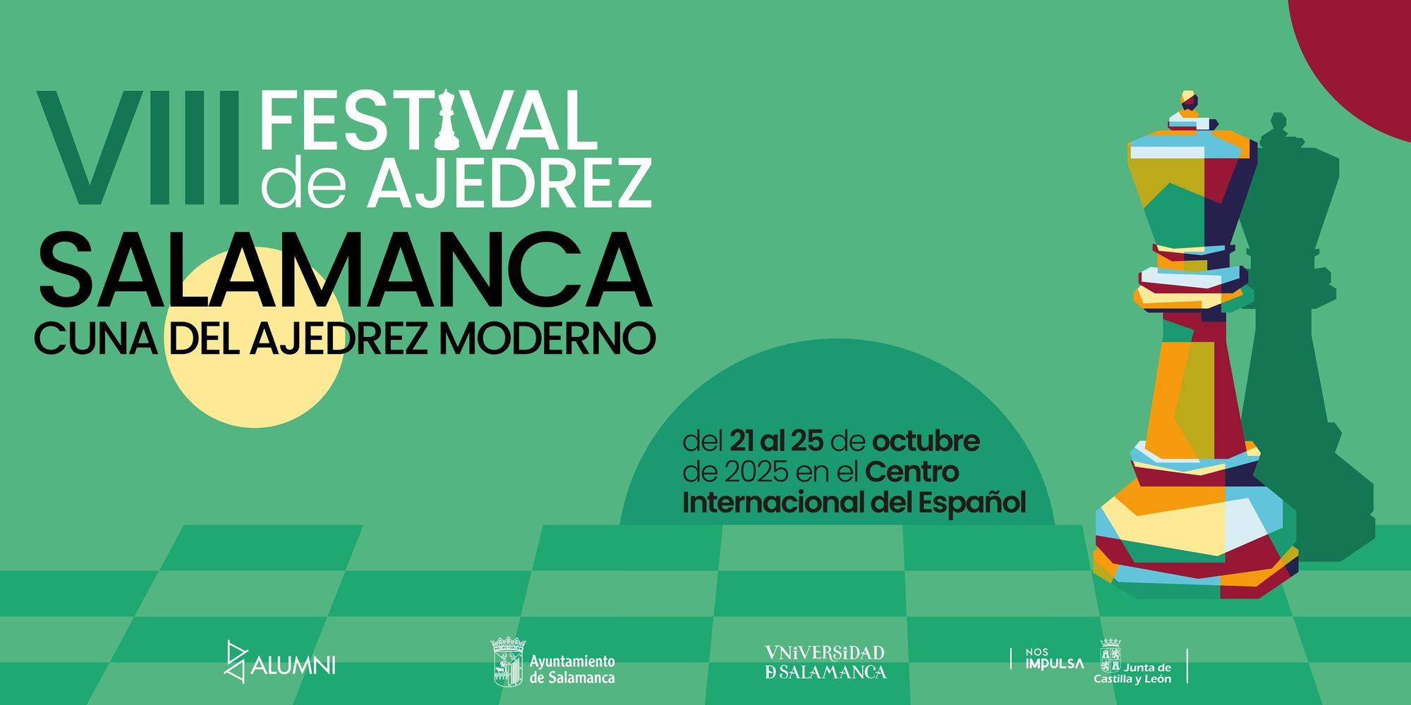VIII Festival de Ajedrez Salamanca, cuna del ajedrez moderno — del 21 al 25 de octubre de 2025